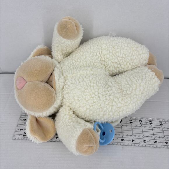 Matchbox Need a Littles Lamb Sheep Plush Pacifier Blanket Bare Bottom VTG 1985 - Picture 8 of 10